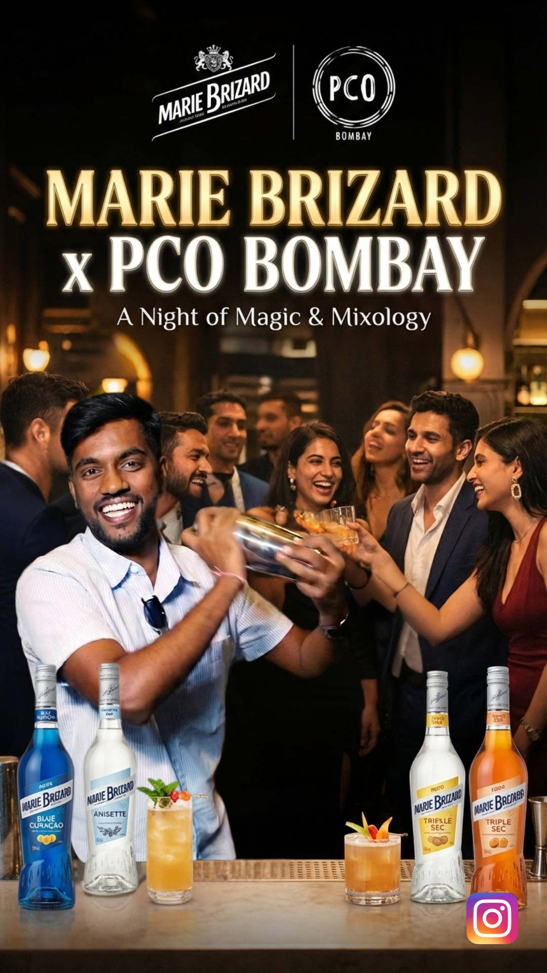 MarieBrizard and PCO Bombay - A night of magic and Mixology